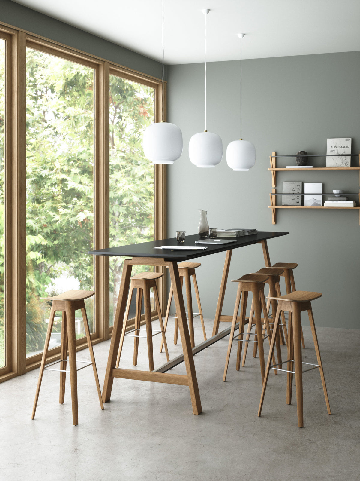 HC1 Bar Stool - Oak