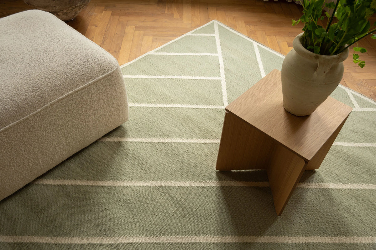 Rug VK-1  Olive/White